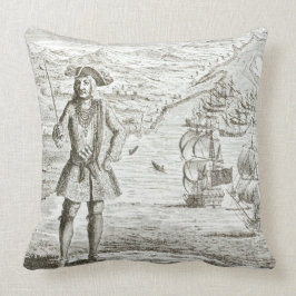 Leda Bartholomew Roberts (1682-1722) med två s Kudde