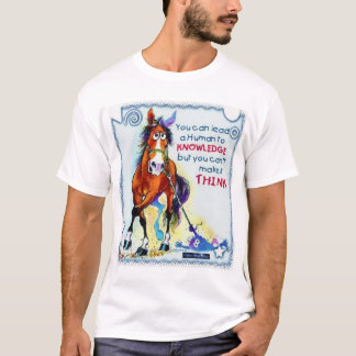 Leda en människa tee shirt