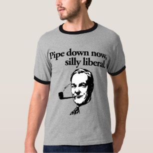Leda i rör besegrar nu, den enfaldiga frisinnade t-shirt