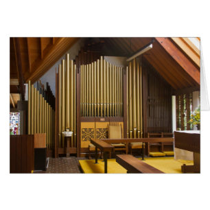 Leda i rör organ, Christchurch Hälsningskort