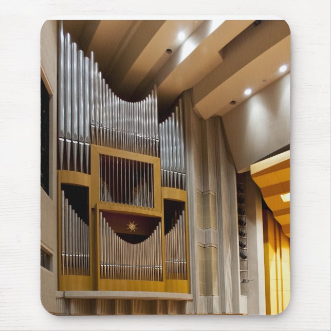Leda i rör organ i Fukuoka, Japan - mousepad Musmatta (Framsidan)