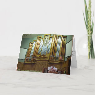 Leda i rör organ- och Organistkortet Kort