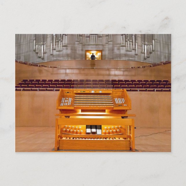 Leda i rör organ, Shanghai, china Vykort (Framsida)