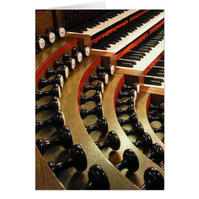 Leda i rör organ tröstar, Wiesbaden Hälsningskort (Framsidan)