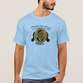 Leda i rör rökaren tee shirt