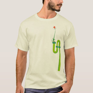 Leda i rör växten t-shirt