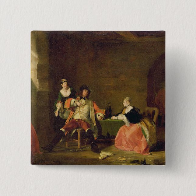 Leda Macheath Upbraided av Polly och Lucy i th Knapp (Framsida)