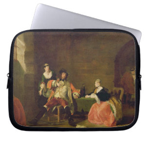 Leda Macheath Upbraided av Polly och Lucy i th Laptop Fodral