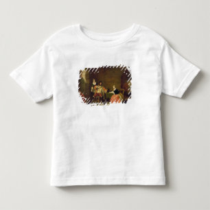 Leda Macheath Upbraided av Polly och Lucy i th T-shirt