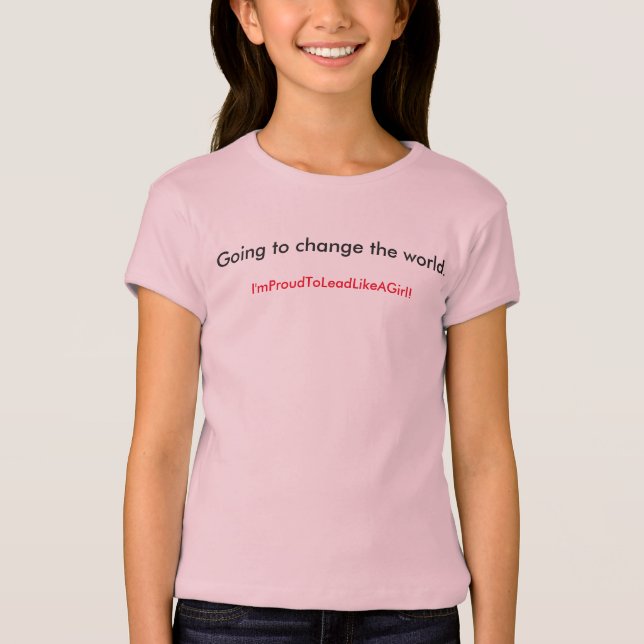 Leda med din övertygelse! tee (Framsida)