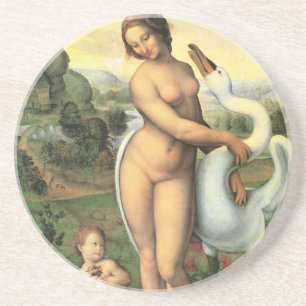 Leda och Svan av Leonardo da Vinci Underlägg