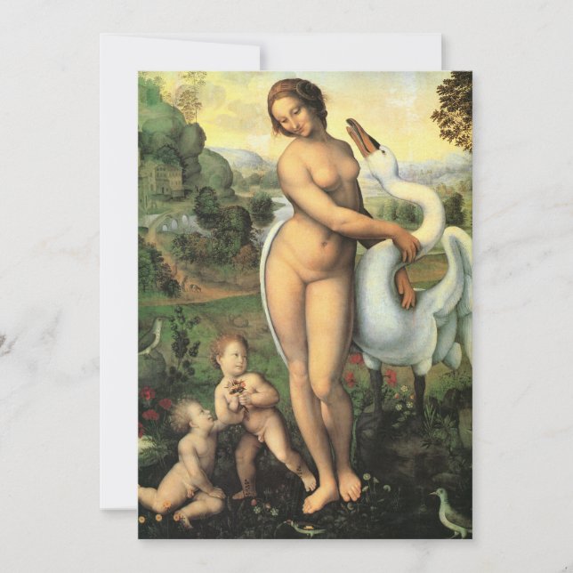 Leda och Svan inom Leonardo da Vinci (Framsida)