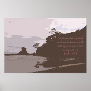 Leda och vägleda mig - Psalm31:3 Poster