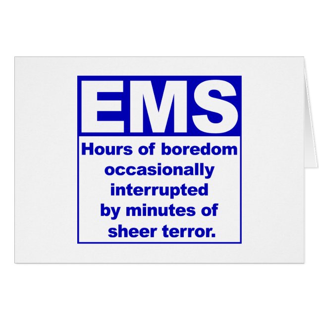 Leda/skräck Hälsningskort (Framsidan Horizontal)