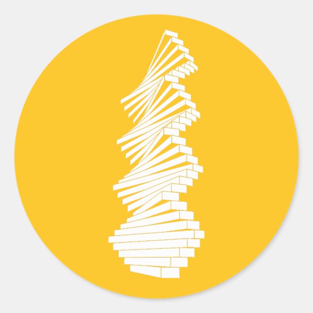 ledad vägg runt klistermärke (Framsida)