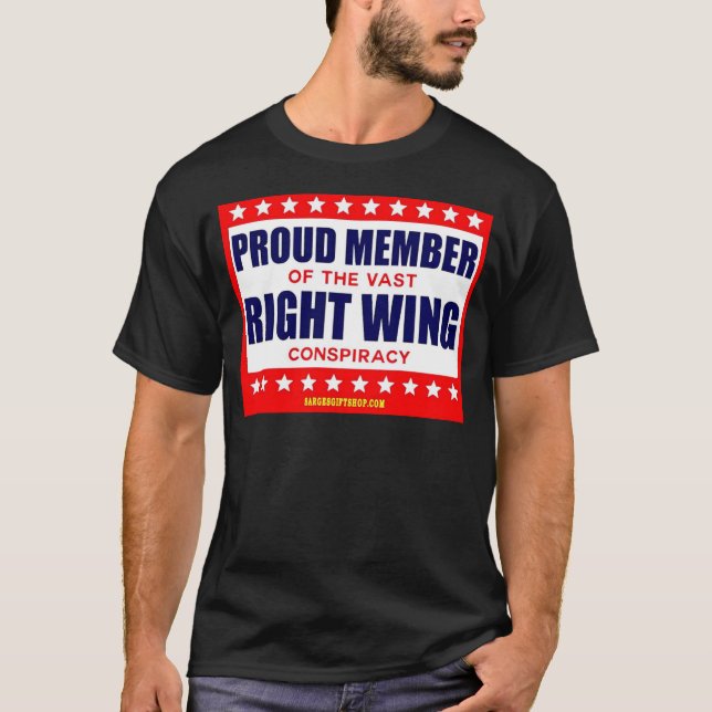 LEDAMOT AV KONSPIRATINS VAST RIGHT WING T SHIRT (Framsida)