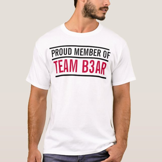 LEDAMÖTER AV TEAMB3AR TEE SHIRT (Framsida)