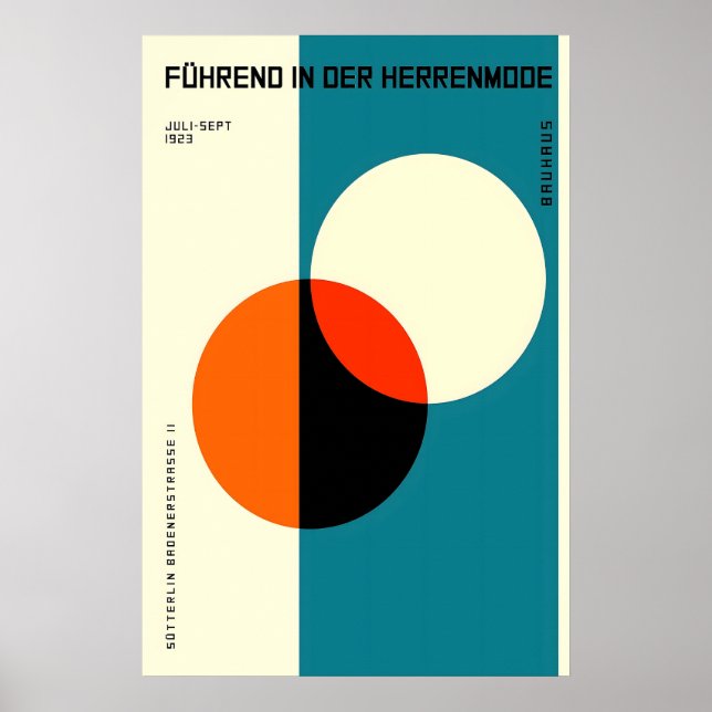 Ledande inom herrmode 1923 POSTER PRINT A5-A1 (Framsidan)