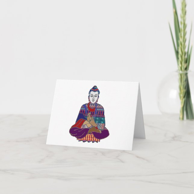 Ledar- andlig NVN659 för BUDDHA buddismlärare Kort (Framsida)