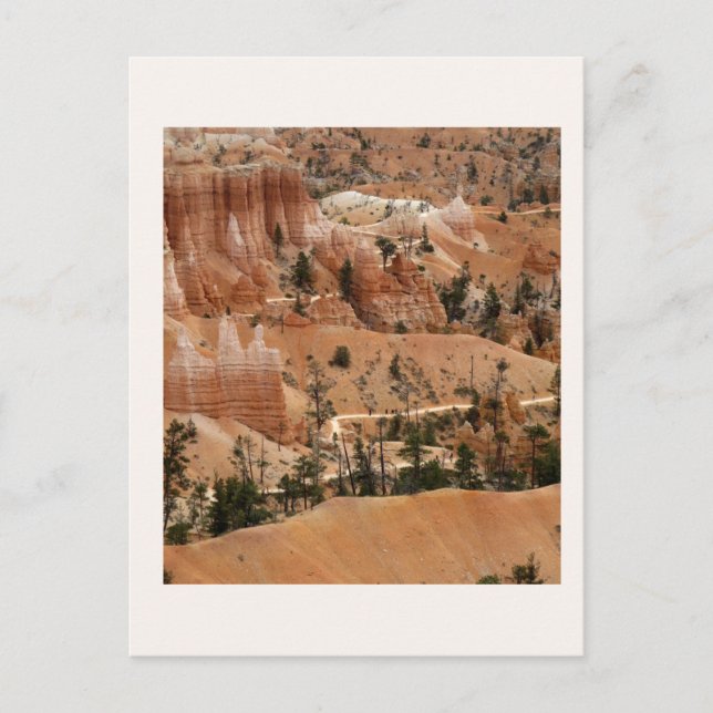 Ledar av Bryce Canyon vykort (Framsida)