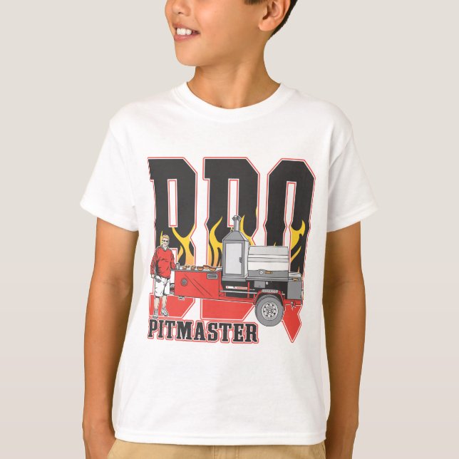 Ledar- BBQ-grop Tee (Framsida)