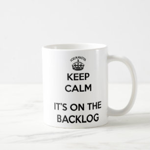Ledar- dess behållalugn för Scrum på de Kaffemugg