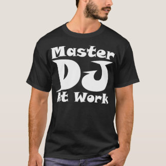 Ledar- DJ på skjortamörk för arbete T Tee