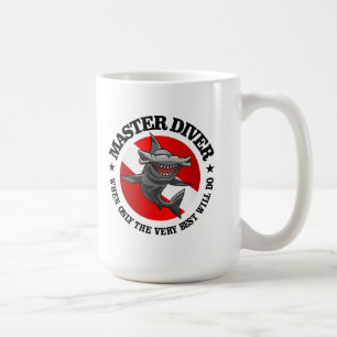 Ledar- dykare (hammerheaden) kaffemugg
