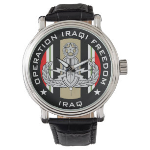 Ledar- EOD OIF Armbandsur