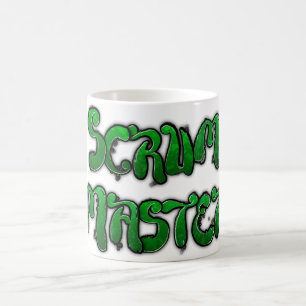 Ledar- grafittimugg för Scrum Kaffemugg