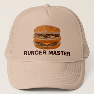 Ledar- hamburgare truckerkeps