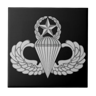 Ledar- hopp-/Parachutistvingar Kakelplatta