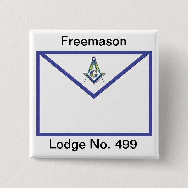 Ledar- Masonsförkläde Knapp (Framsida)