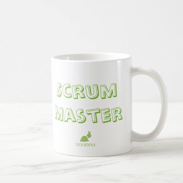 Ledar- mugg för rolig Scrum (Höger)