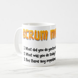 Ledar- påminnelsemugg för Scrum Kaffemugg