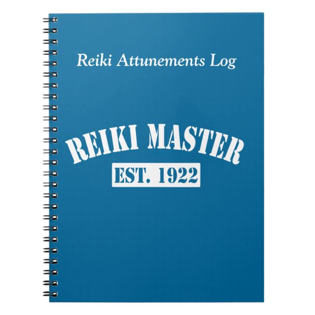 Ledar- Reiki Anteckningsbok Med Spiral (Framsidan)
