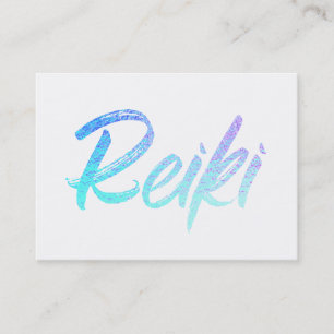 *~* ledar- Reiki eller läka för praktikerenergi Visitkort