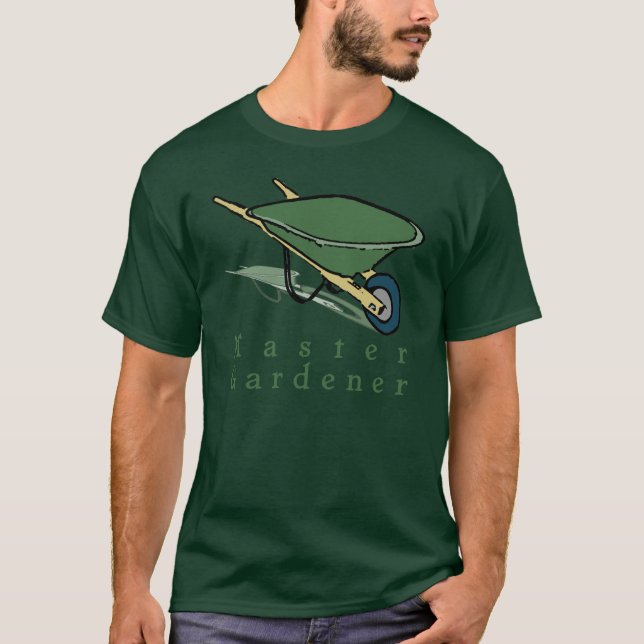 Ledar- trädgårdsmästareT-tröja T-shirt (Framsida)