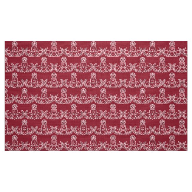 Ledar- vit för EOD Tyg (Fat Quarter)