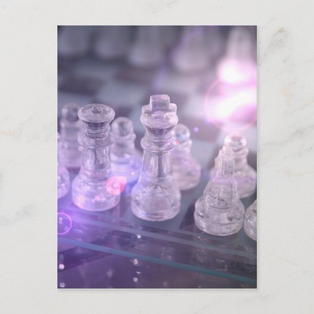 Ledar- vykort för schack (Framsida)