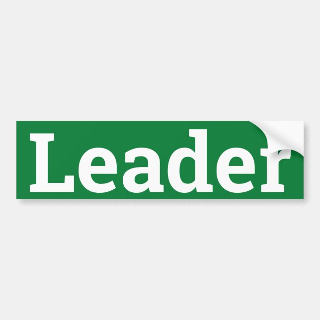 Ledareundertecknar/sticker/MAGNET Bildekal (Framsidan)