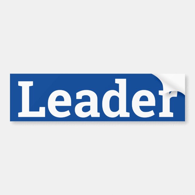 Ledareundertecknar/sticker/MAGNET Bildekal (Framsidan)