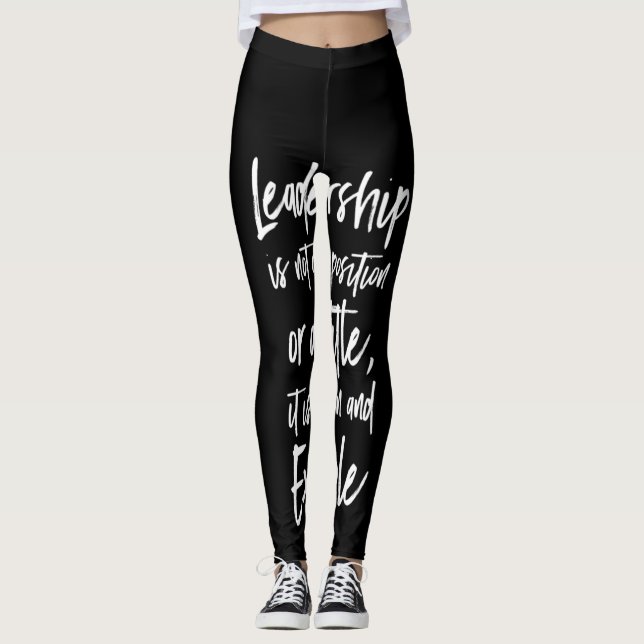 ledarskap är ett exempel leggings (Framsida)