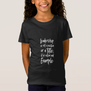 ledarskap är ett exempel t shirt