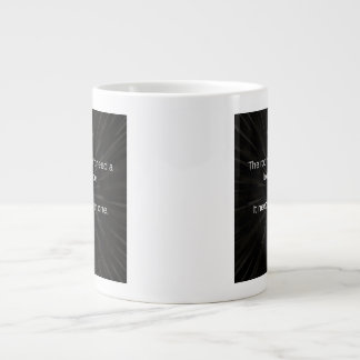 Ledarskap är tydlighet, inte volym jumbo mugg