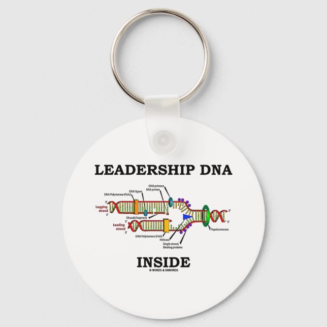 Ledarskap DNA Inside (DNA-replikering) Nyckelring (Framsida)