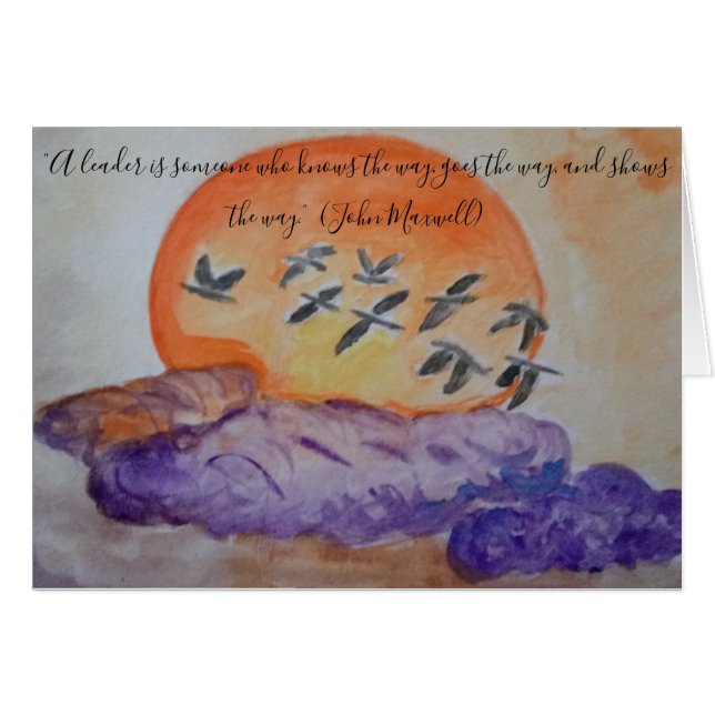 Ledarskap Hälsningskort (Framsidan Horizontal)