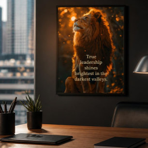 Ledarskap och Mod Poster