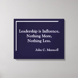 Ledarskap påverkar minimalistisk arbetsyta canvastryck