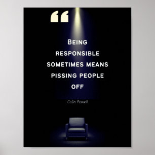 Ledarskap Poster - Colin Powell-citatet